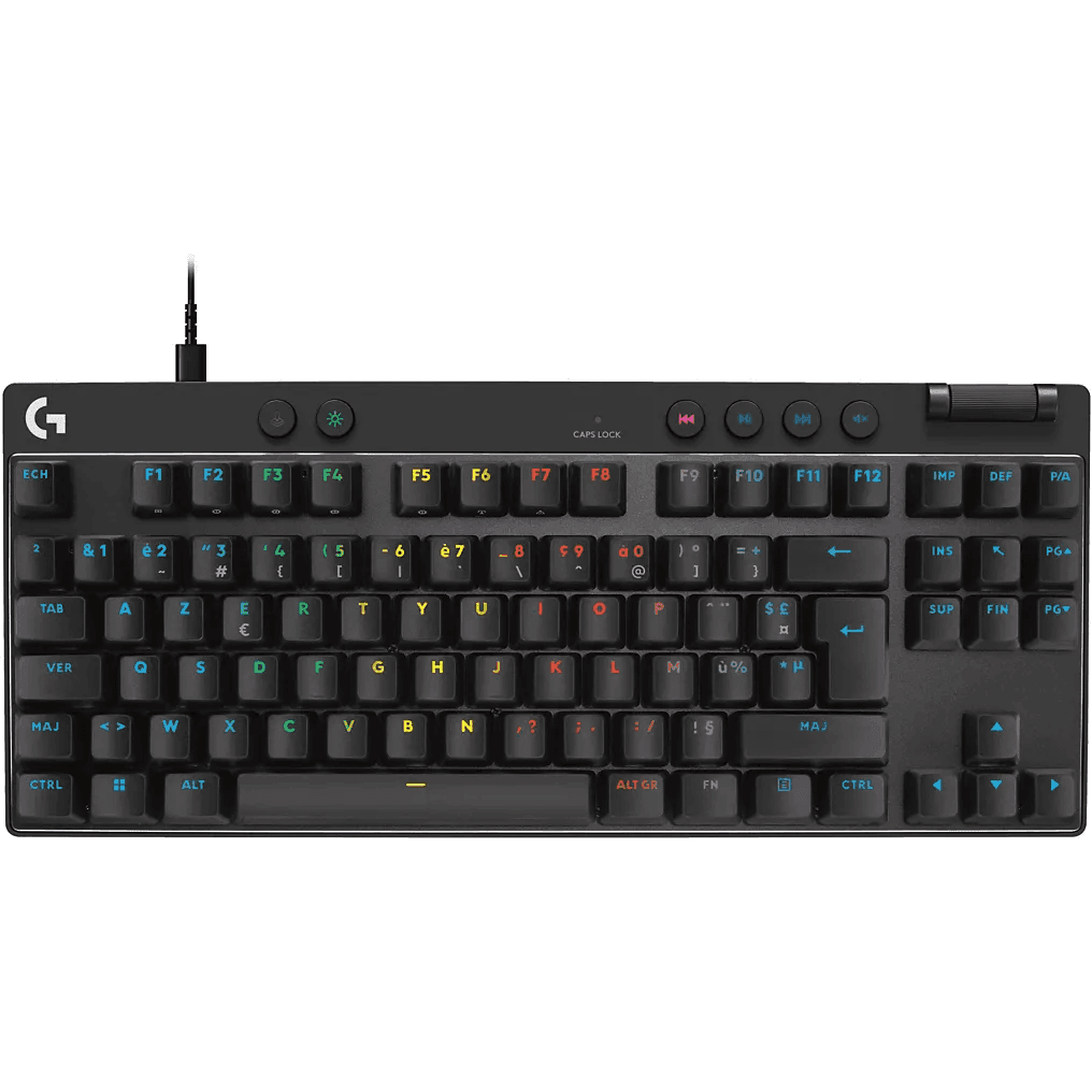 Clavier gamer LOGITECH G Pro X TKL Rapid Noir